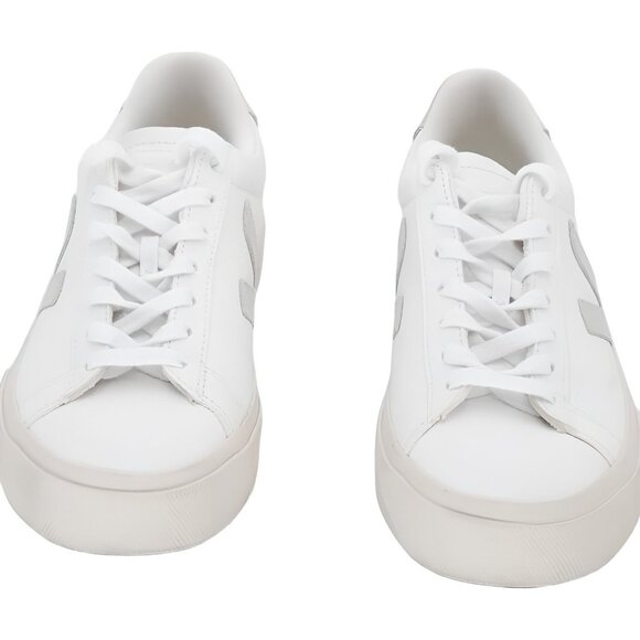 Veja Campo Leather Sneakers White/Gray Womens US 6 M EU 37 - Picture 5 of 6